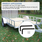 Trailer Gate Spring Latch Kit for Carry-On Trailer (Fits 847)