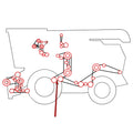 Lower Traction Belt AM230097M2 for