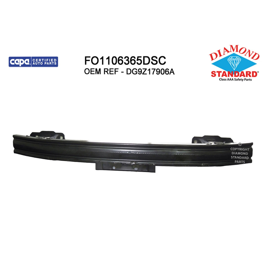 Replacement Steel Rear Bumper Impact Bar for See Compatibility Chart