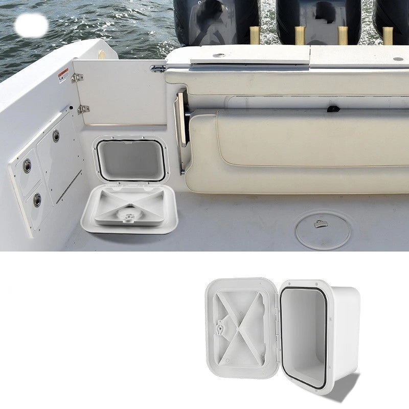 Space Saving Storage Solution for Yacht Interiors and Fishing Boats (Black ABS)