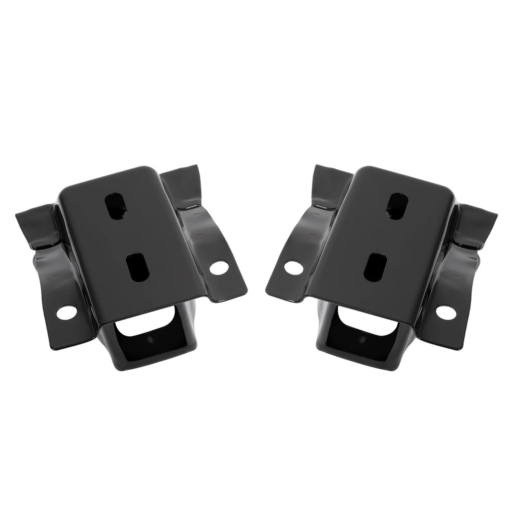 Set of 2 Black Rear Bumper Retainer Brackets for Express Savana Van (1996–2024)