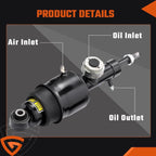 Pair Rear Hydraulic Air Suspension Shock Struts for Infiniti QX56 QX80 (2011–2021)