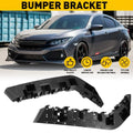 2X Front Bumper Bracket Hold Mount for Honda Civic Sedan (2016–2019)