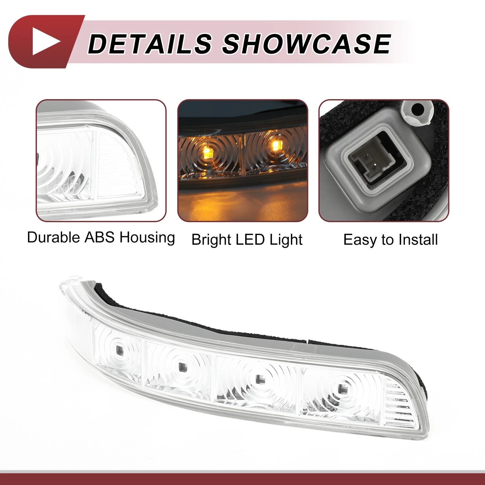Right Mirror Turn Signal Light for KIA Sorento (2012–2014) No.876232P000FC