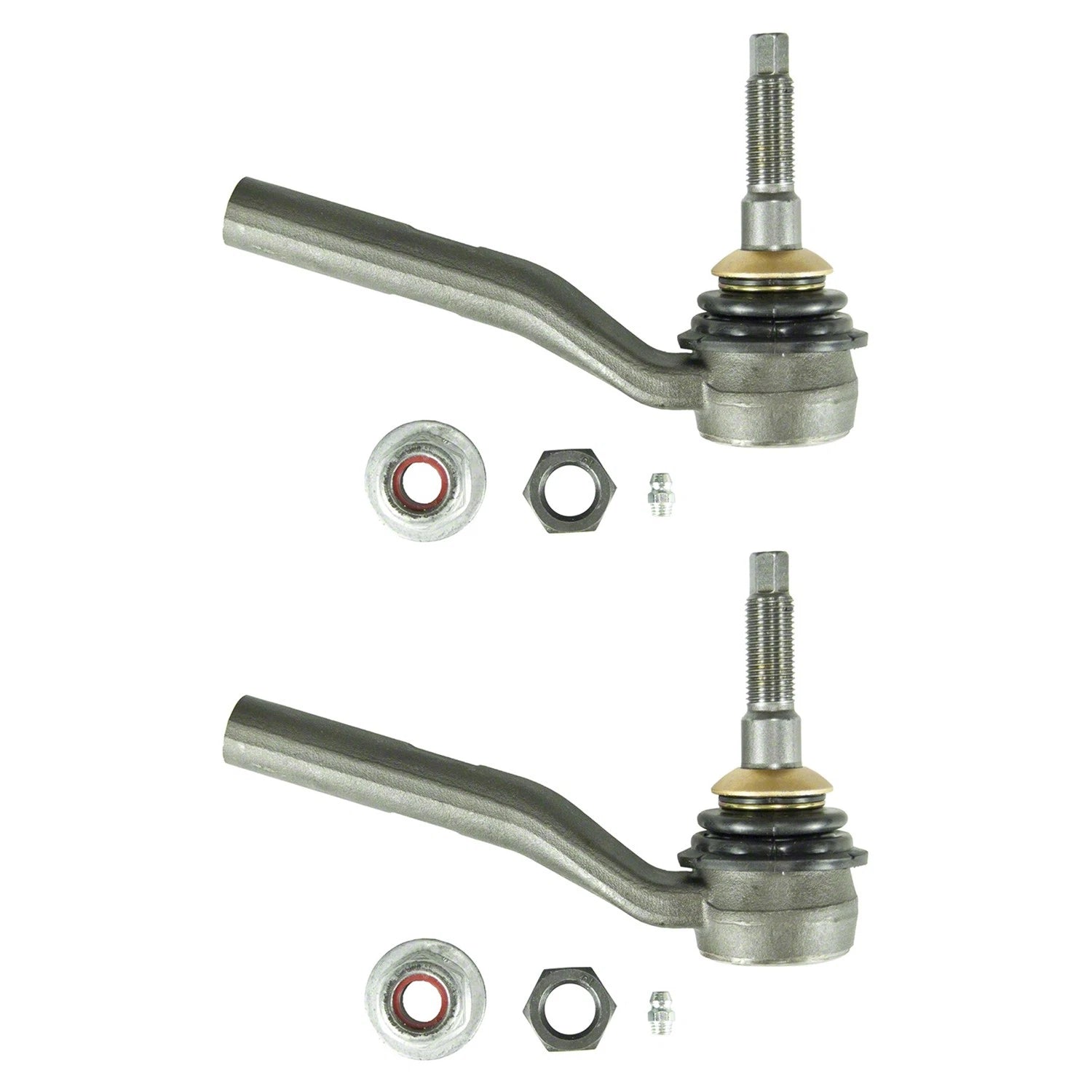 2X Moog Front Outer Steering Tie Rod Ends for BMW E60 525xi E66 760Li (2006–2010)