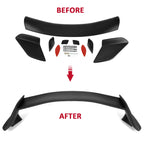 Rear Trunk Spoiler for Honda Civic Hatchback Type-R (2016–2021) Matte Black