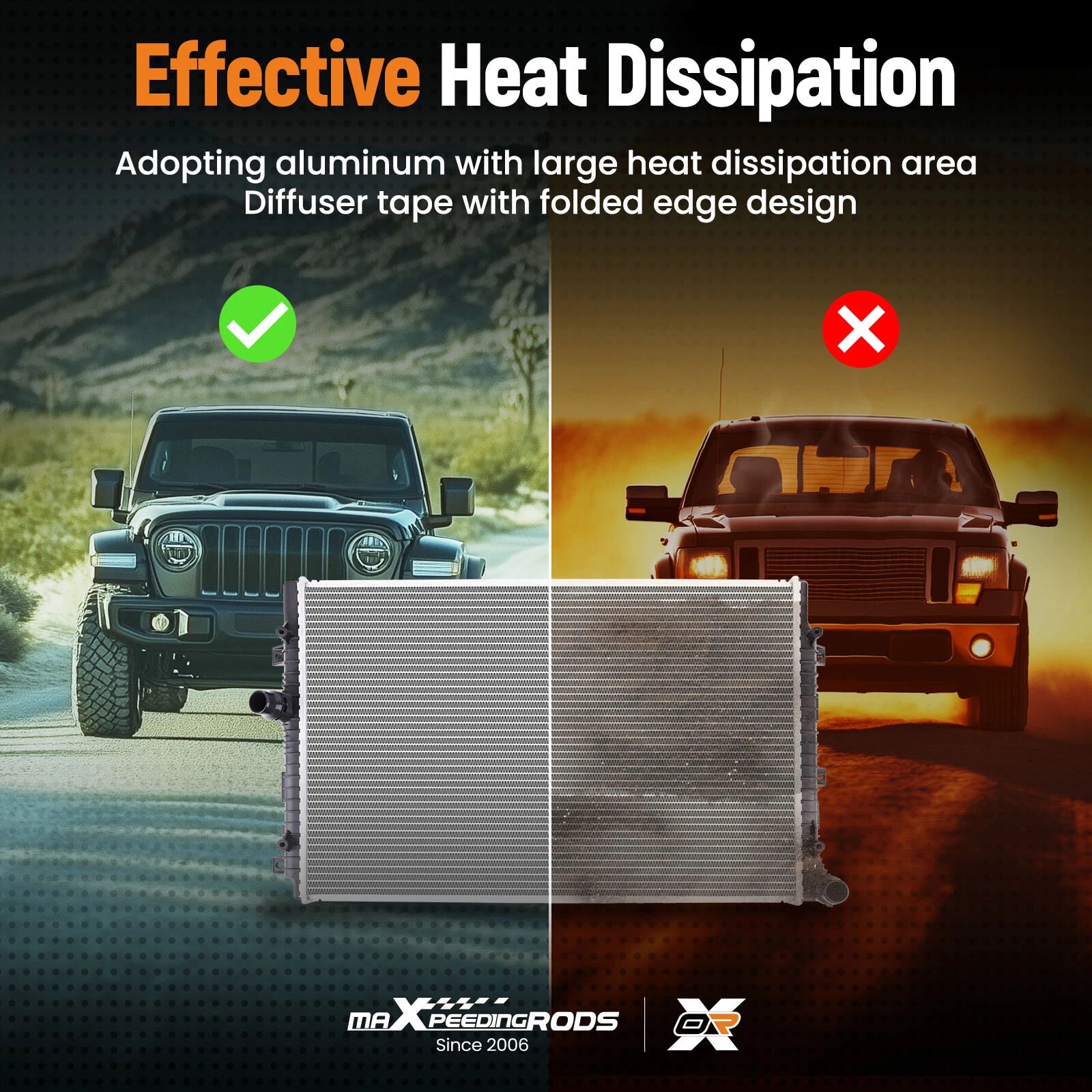 Aluminum Radiator for Volkswagen Beetle (2014–2015)
