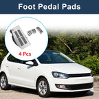 4Pcs Accelerator Pedal Covers for Volkswagen Polo (2009–2017)