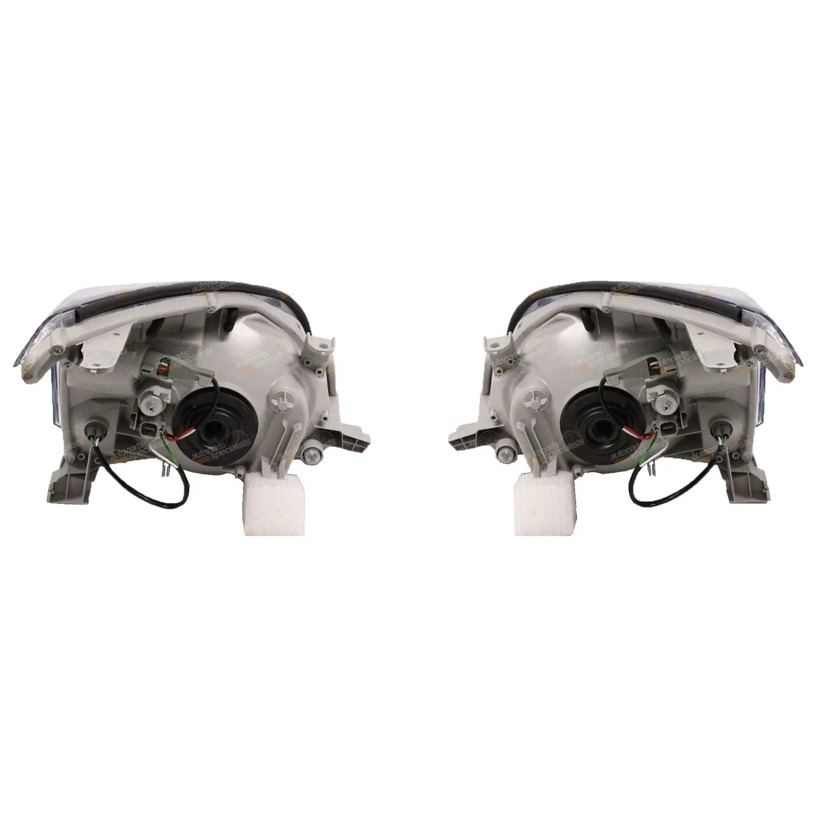 2 x Chrome Headlights for Toyota Prado GRJ120 KDJ120 KZJ120 (2003–2009)