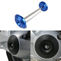 CNC Rear Axle Sliders Protectors for BMW R1200GS Adventure (2013–2018), R Nine T (2014–2019)