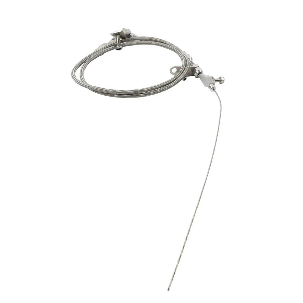 Stainless Steel Braided Kick Down Detent Cable for Ford C6 Transmission