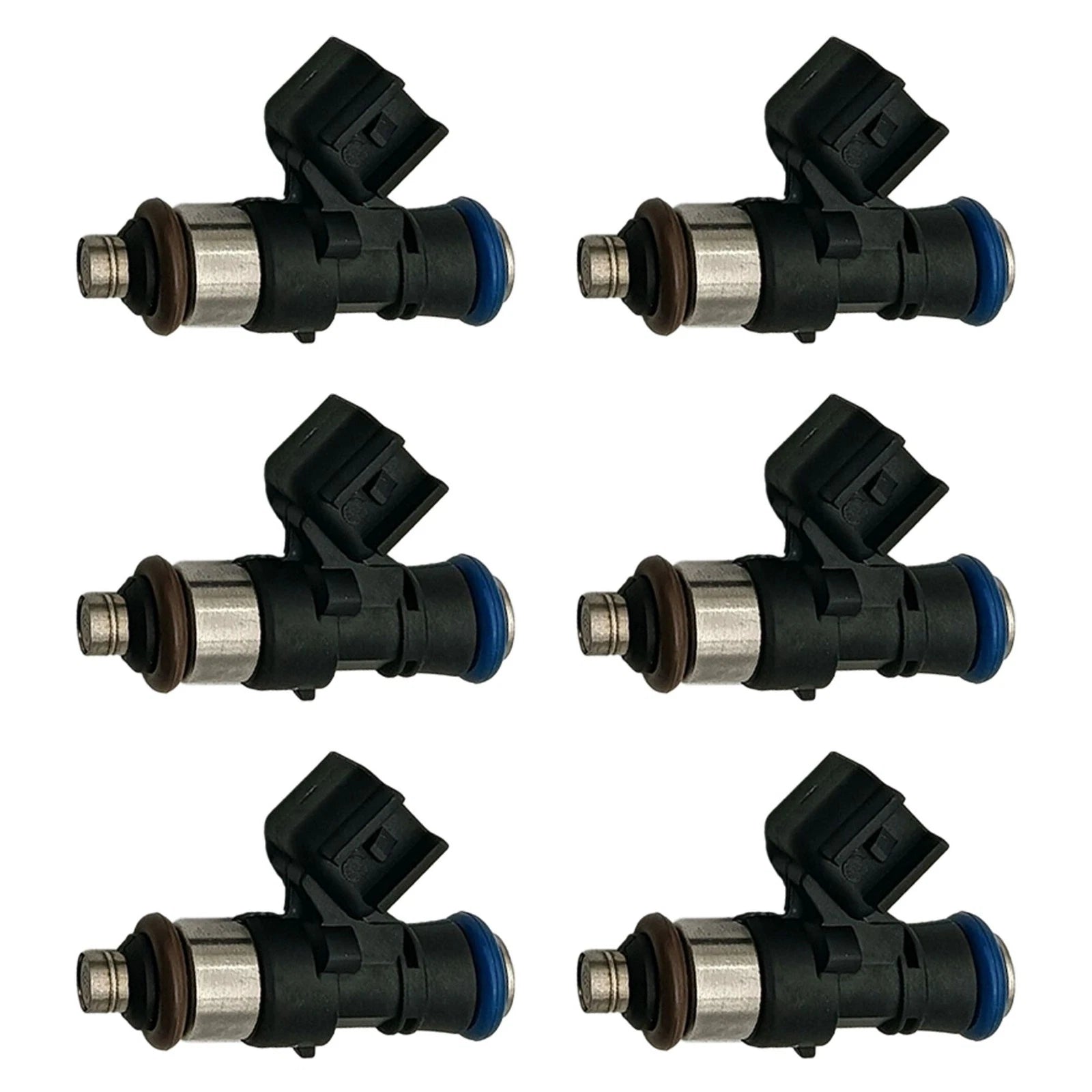 Set of 6 Fuel Injectors for Lincoln MKS, Ford Flex, Mazda 3.5, 3.7L (2007–2012)