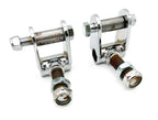 Chrome Suicide Angled Front End T-Bolt with Shock Tabs for Hot Rods (Qty 1)