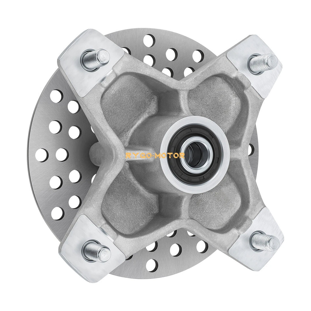 Front Wheel Hub & Brake Disc Rotor for Yamaha Raptor 660R 700 700R YFZ450 (2001–2020)