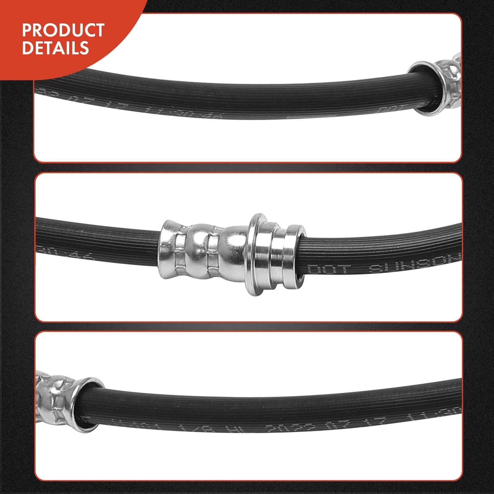Rear Brake Hydraulic Hose for BMW 318i 323is 328i 323Ci 325i M3 (1997–1998)