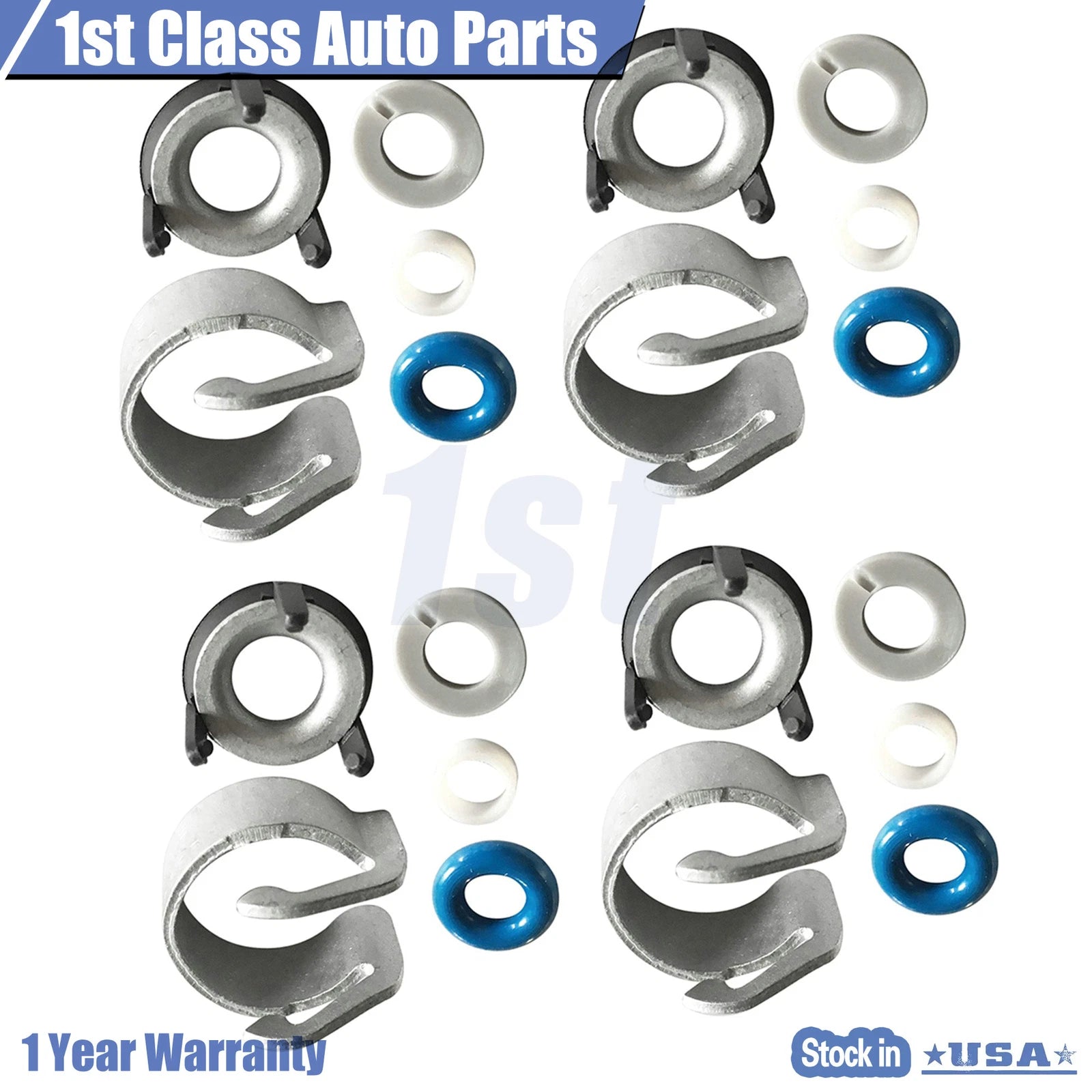 Set of 4 Fuel Injector Seal Kit for Volkswagen Beetle Passat Jetta Tiguan (2006–2021)