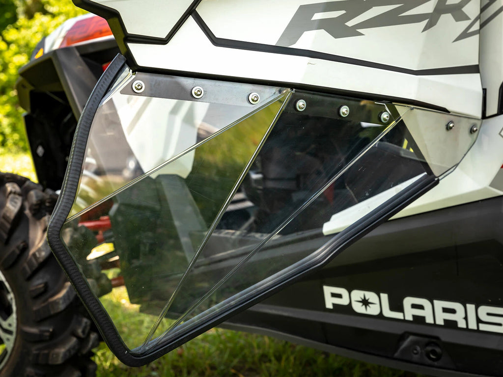 Clear Lower Doors for Polaris RZR S 900 (2015–2020) - Pair