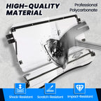 Front Flip Windshield for Kawasaki Mule Pro MX (2019–2024) - Scratch Resistant Clear Polycarbonate