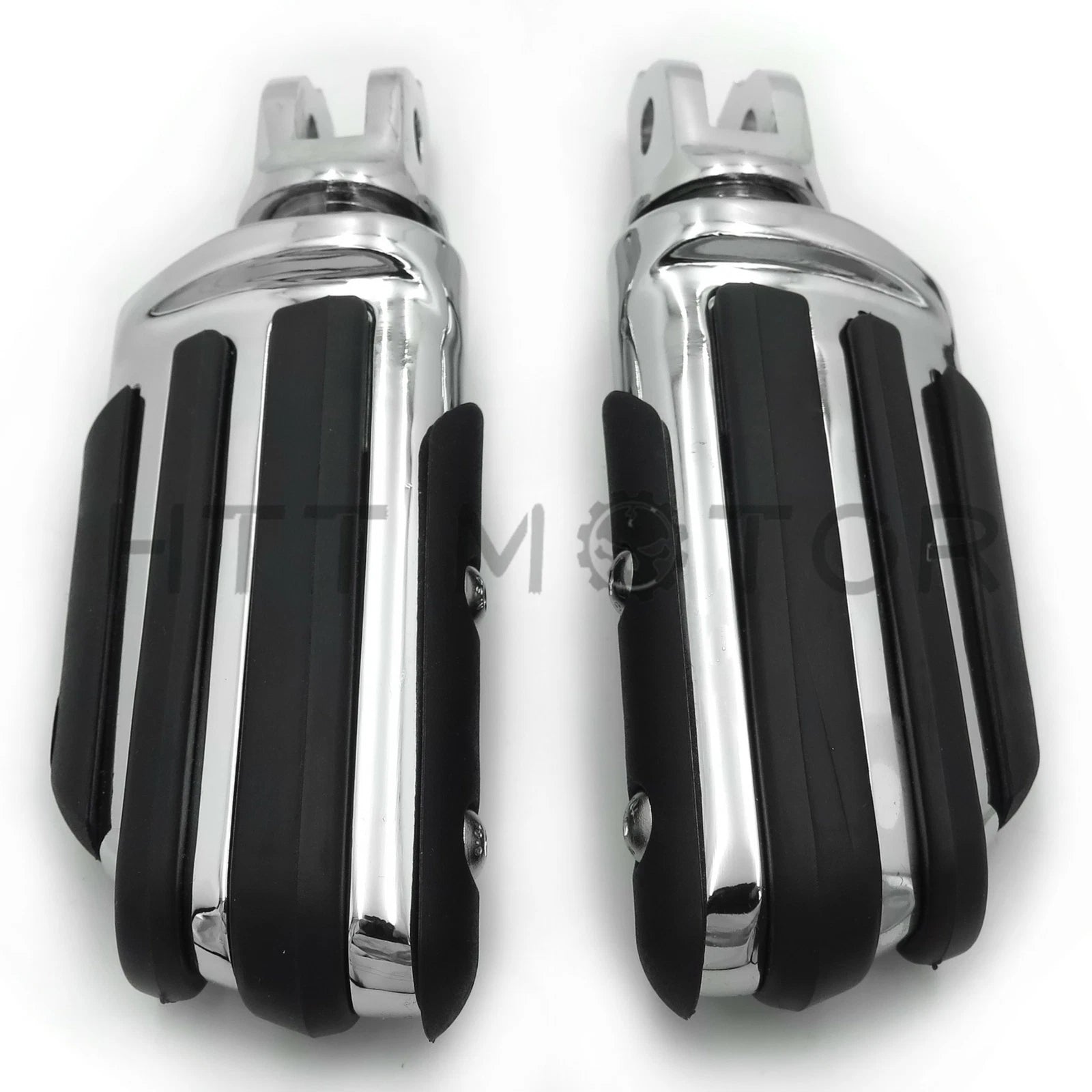 Chrome Rubber Pilot Footpeg for Harley Breakout FXBR / Breakout 114 (2018–2019)
