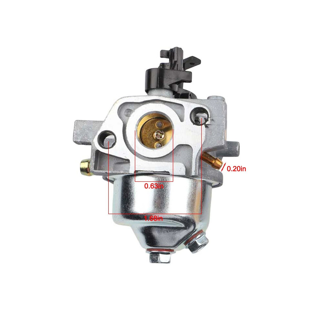 Carburetor Kit with Fuel Shut Off Valve for XT675 Lawn Mower
