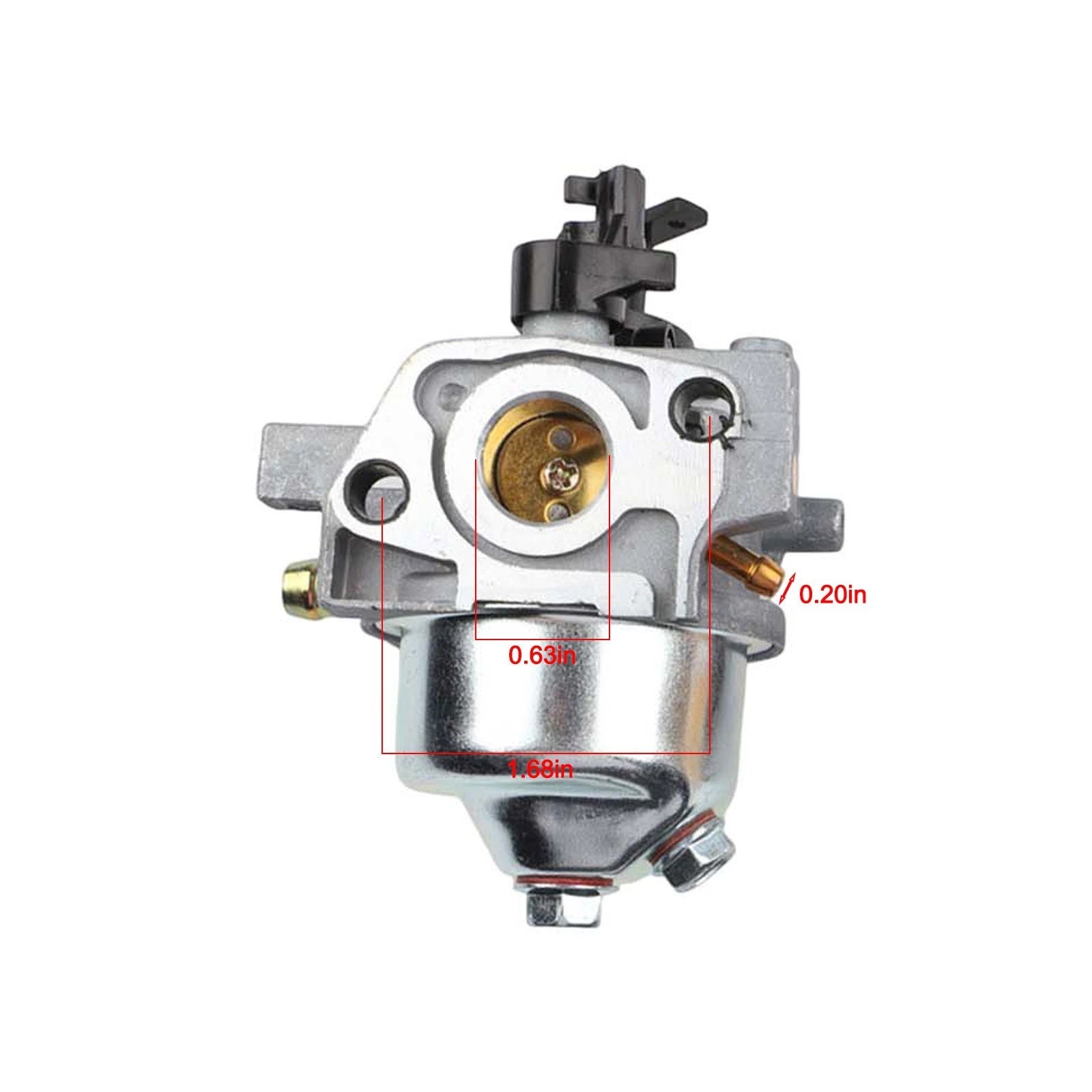 Carburetor Kit with Fuel Shut Off Valve for XT675 Lawn Mower