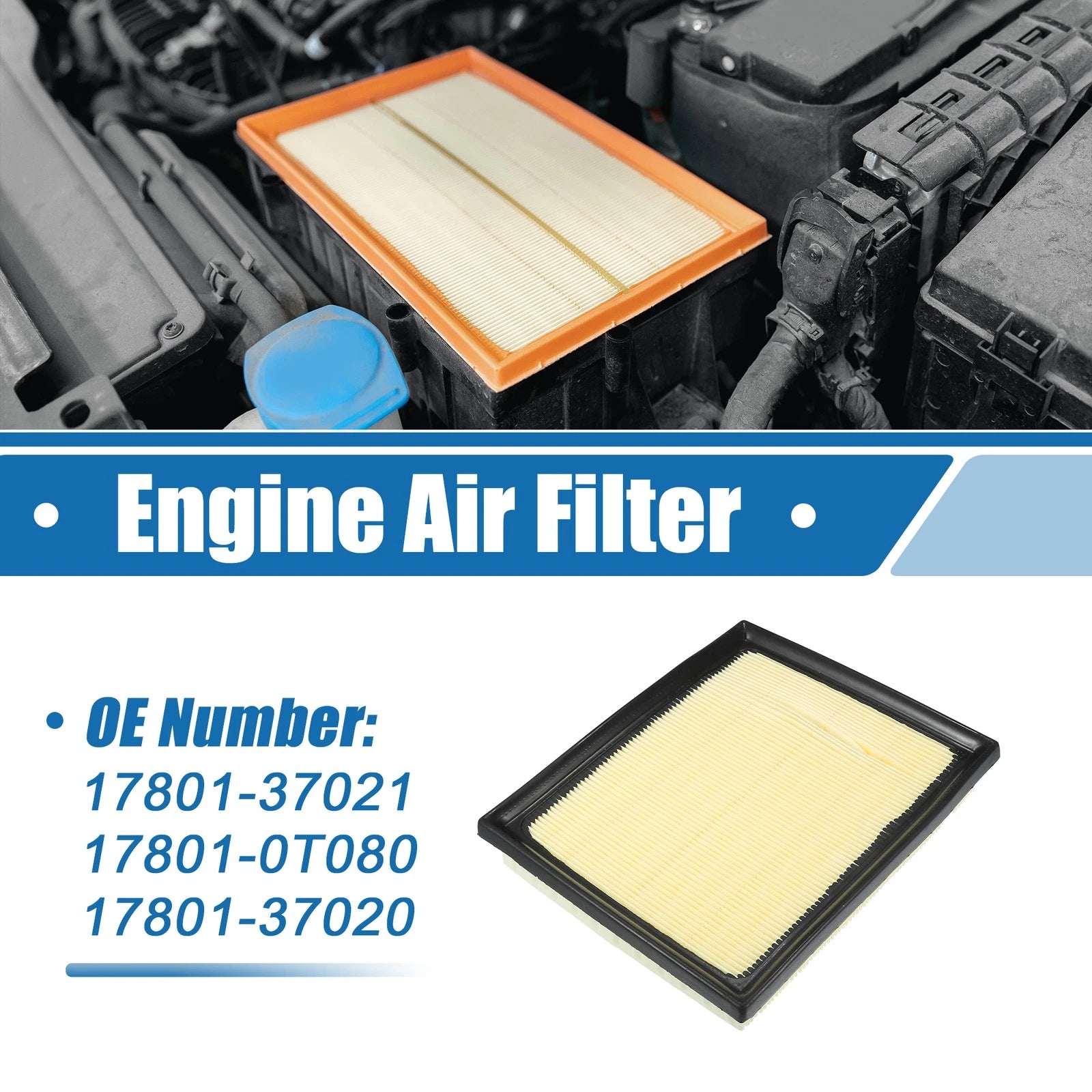 Engine Air Filter No. 17801-37021 for Toyota Prius (2010–2015) & Lexus CT200h