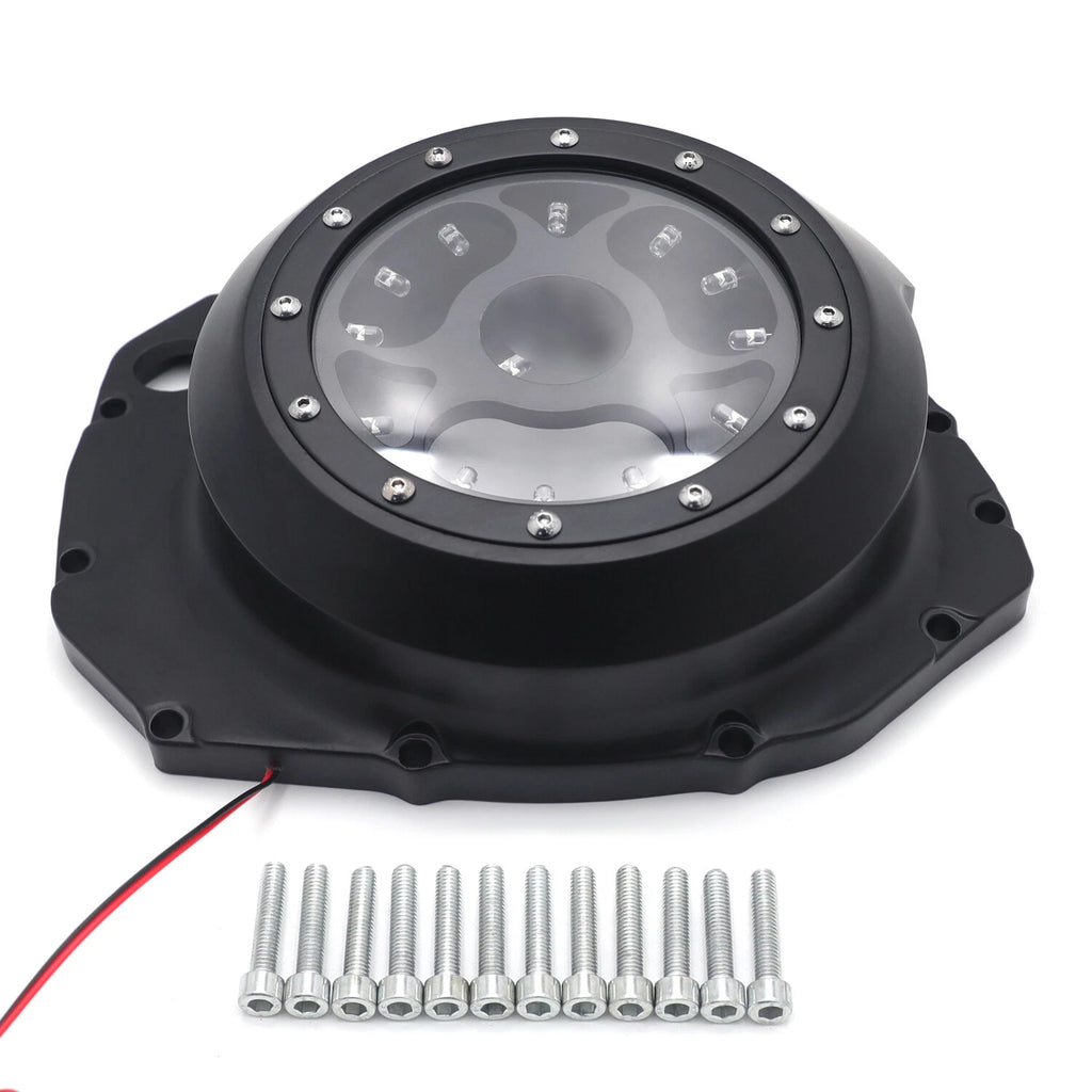 Sequential LED Engine Clutch Cover for Suzuki GSXR1300 Hayabusa (1999–2020)