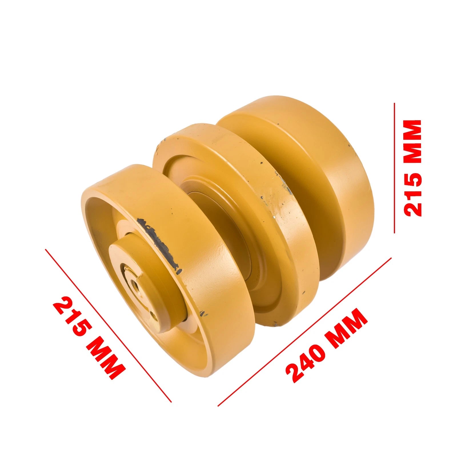 Bottom Roller Triple Flange for Cat Skid Steer Loaders (299C)