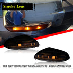 Smoked LED Mirror Turn Signal Lights for Dodge Ram 1500 2009–2014 & 2500 2010–2014