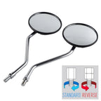 Rearview Mirror Set for Yamaha DT175 DT250 DT360 DT400 RD125 RD200