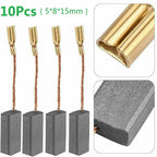 10PCS Carbon Brushes for Angle Grinder (15mm x 8mm x 5mm)