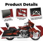 Detachable Low-Profile Backrest Sissy Bar for Harley Touring (2009–2024)
