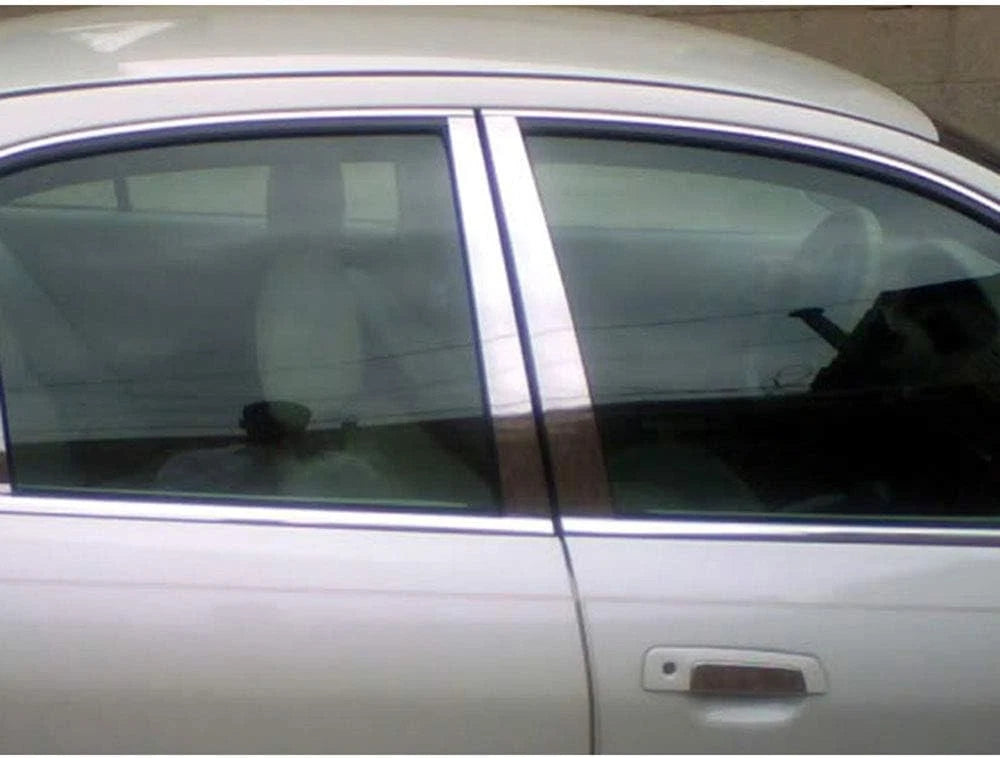 4pc. Luxury FX Stainless Steel Pillar Post Trim for 2009-2012 Mitsubishi Galant