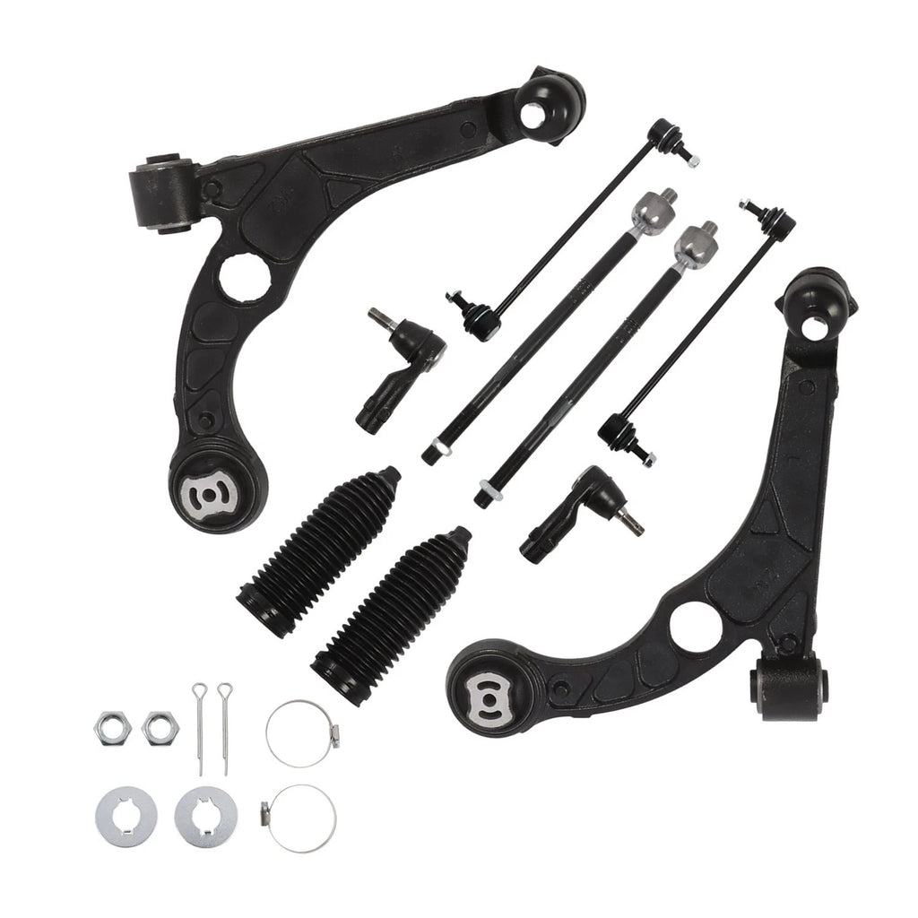 Front Lower Control Arms Sway Bars Tie Rods for Dodge Dart Chrysler 200 (2015–2017)