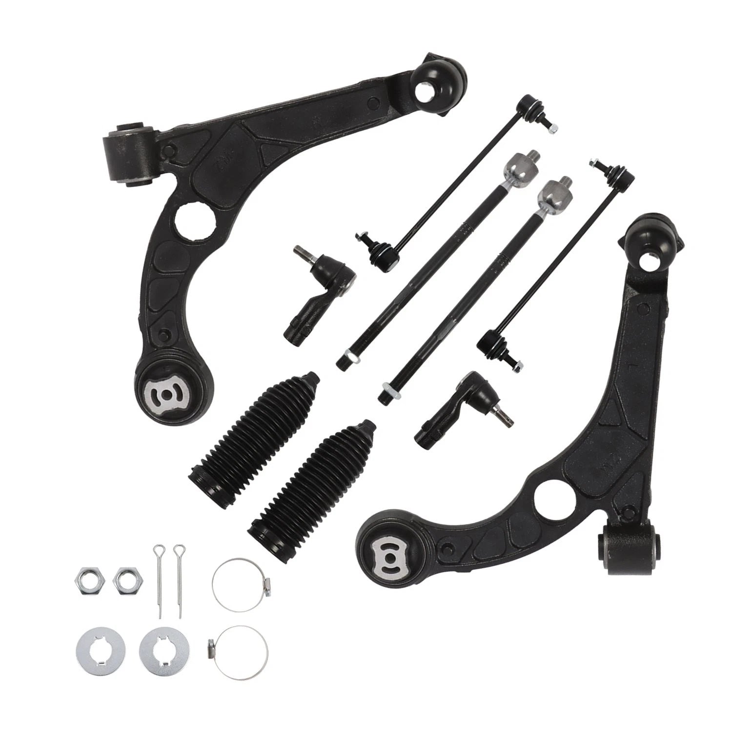 Front Lower Control Arms Sway Bars Tie Rods for Dodge Dart Chrysler 200 (2015–2017)