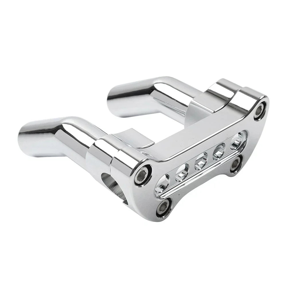 5-Hole 4.5" Pullback Handlebar Riser Clamp for Harley 1" Bar