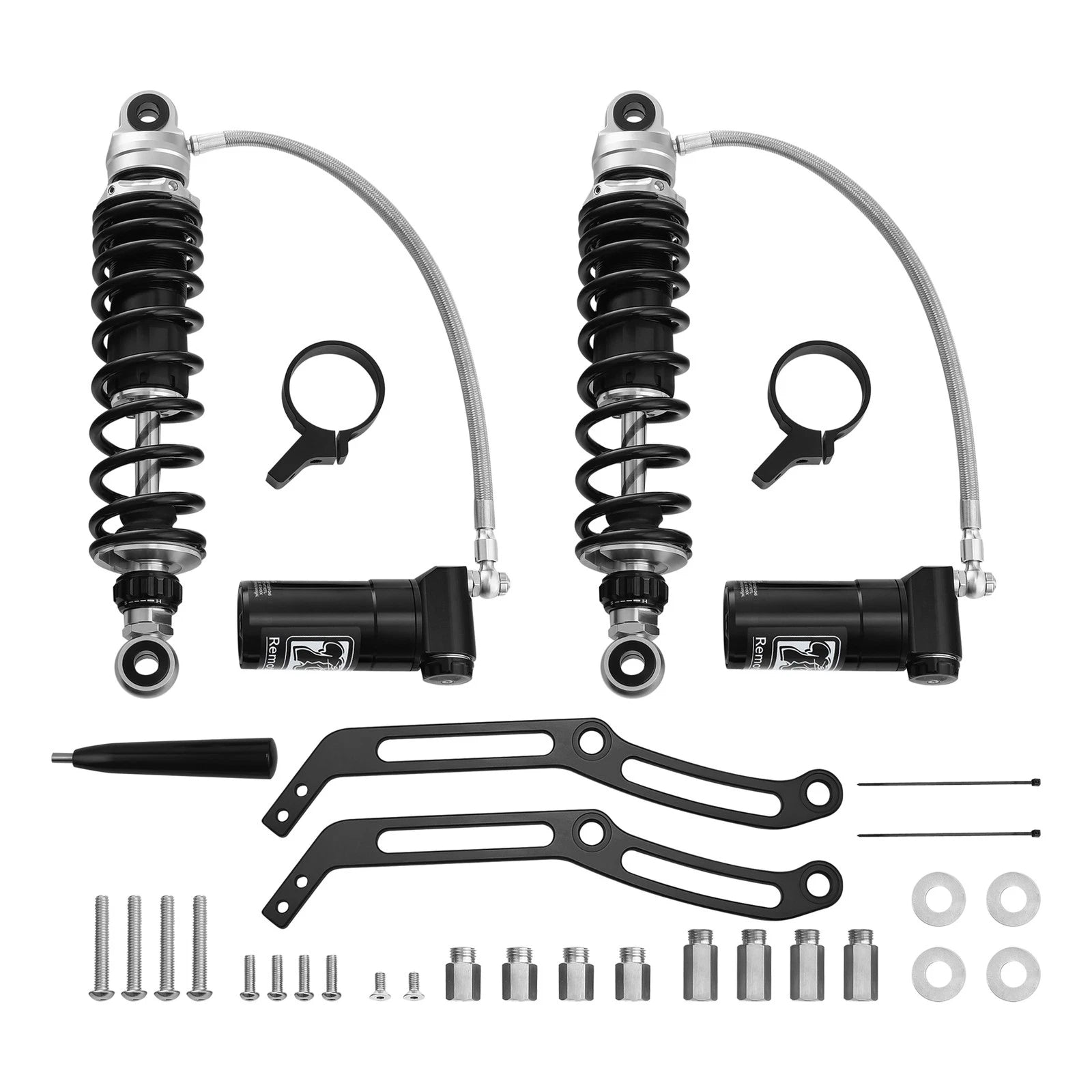 Remote Reservoir Rear Suspension Shocks for Harley CVO Street Glide (2023–2025)