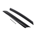 Set of 2 Front Side Pillar Trim Molding for Kia Soul (2010–2013) Black ABS