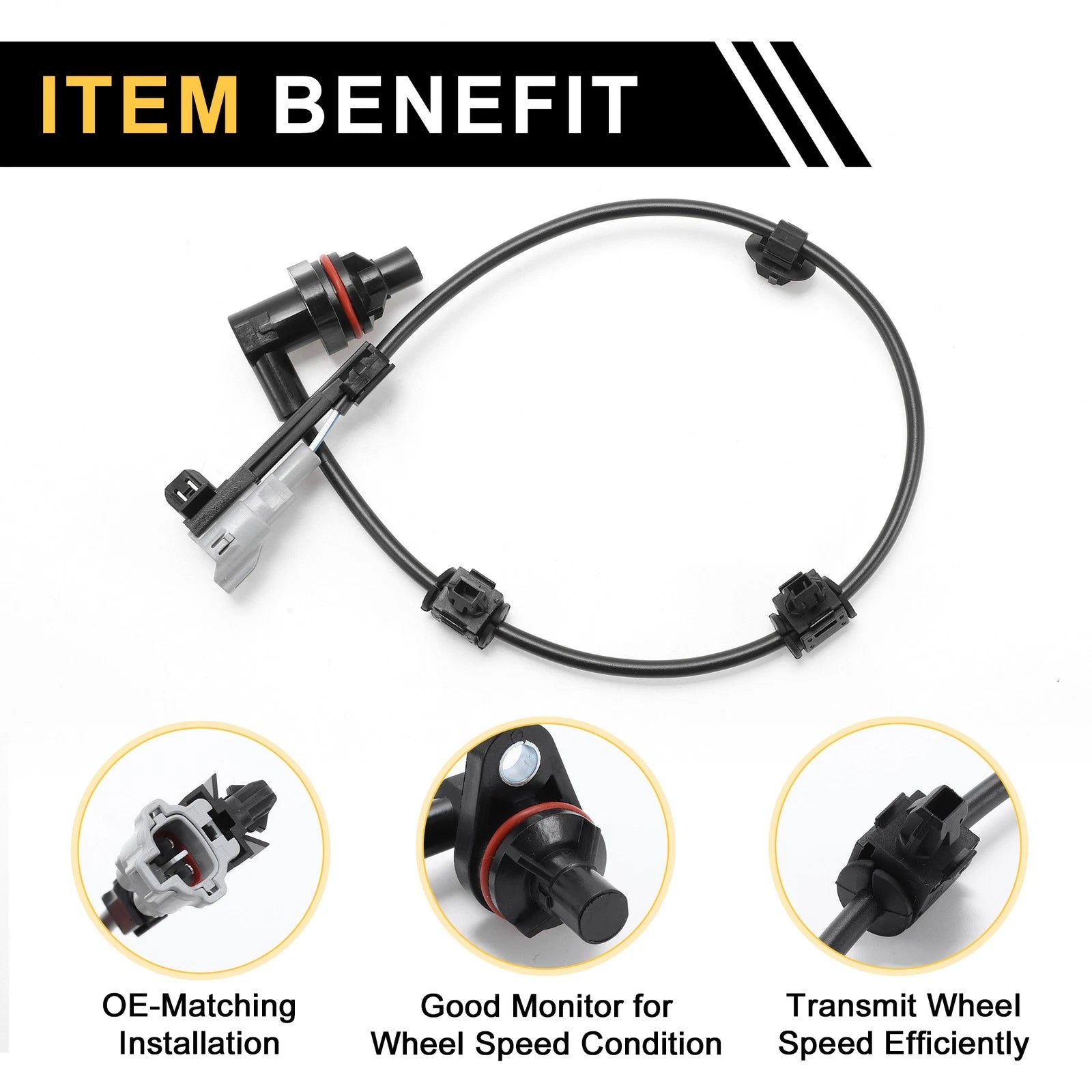 ABS Wheel Speed Sensor No. 8954671020 for Toyota Hilux (2011–2015) Rear Left