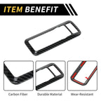 Carbon Fiber Headlight Switch Button Panel Cover for Ford Maverick (2022–2024)
