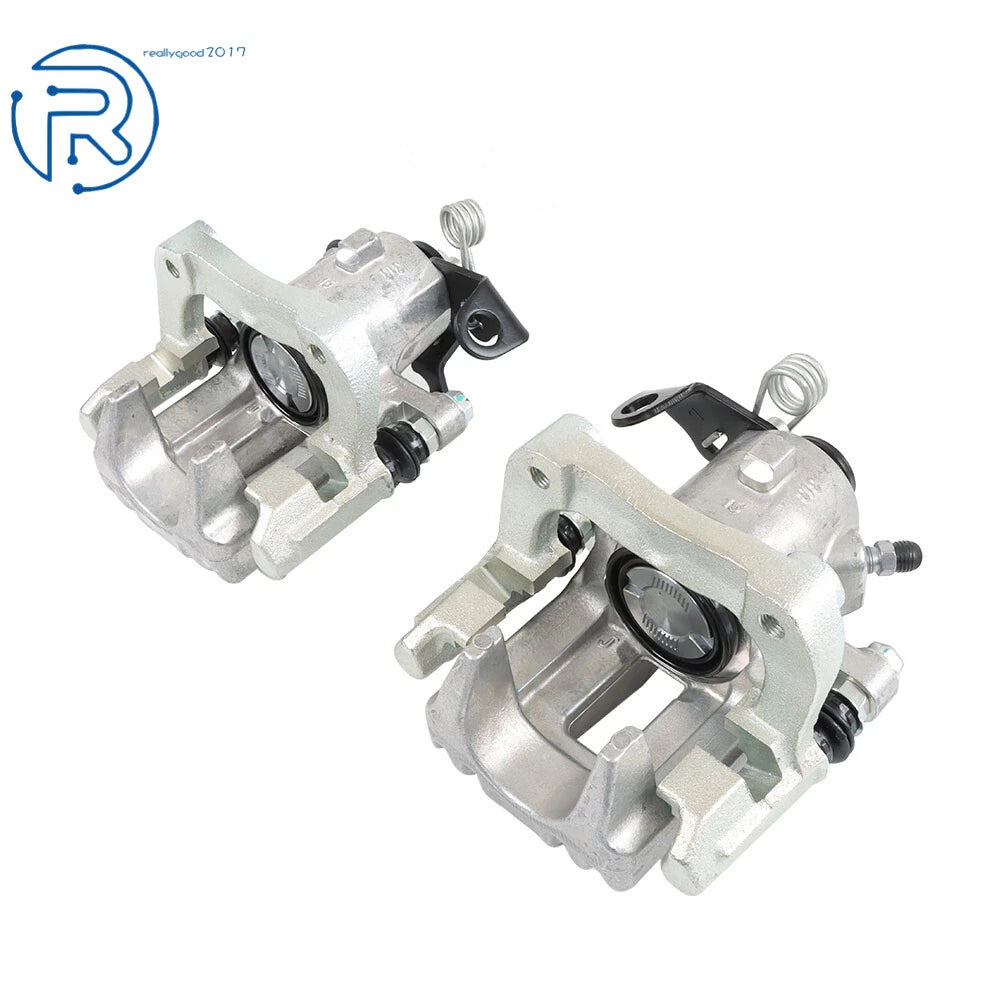 Set of 2 Rear Brake Calipers for Volkswagen Audi (2000-2010)
