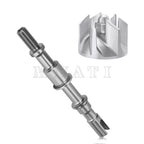 Water Pump Impeller & Shaft for Kawasaki Brute Force 300 (2003–2023) 59256-Y001 / 13107-Y006