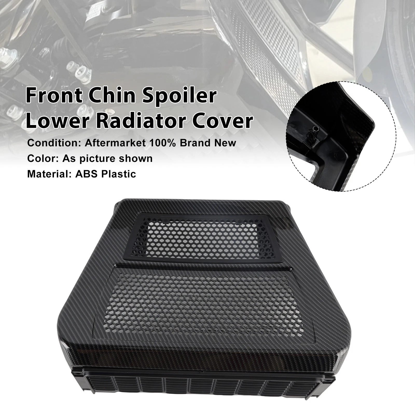 Lower Chin Spoiler Radiator Guard Cover for CVO Street Glide FLHXSE (2023–2025)