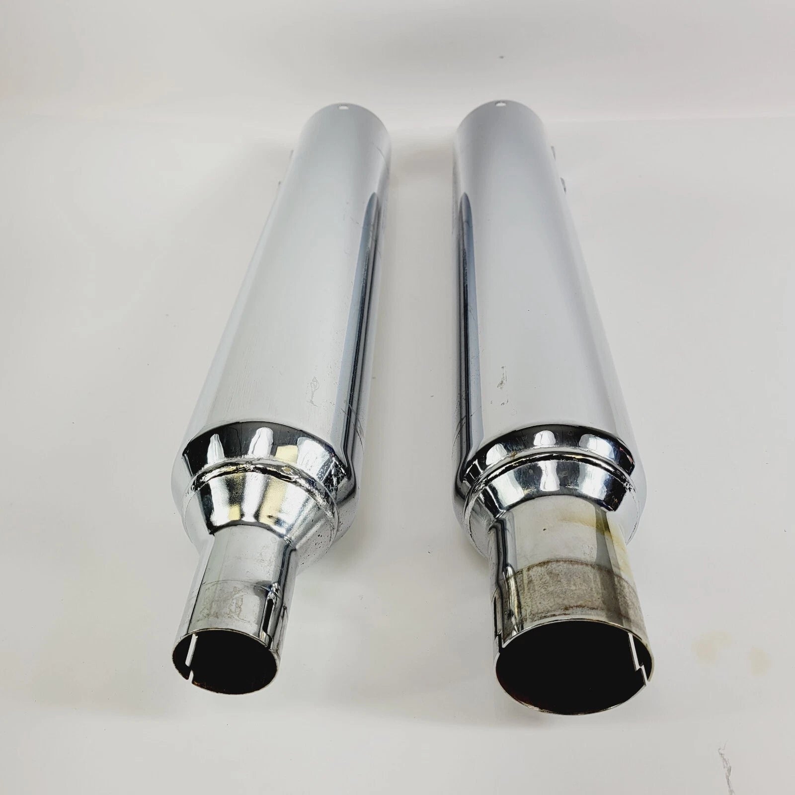 Chrome Slip-On Mufflers for Harley CVO Touring (2017–2023)