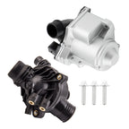 Water Pump Kit & Thermostat for BMW E60 E82 E88 E92 335i 535i (2007–2013)