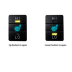 ON-OFF-ON Dashboard Control Switch Button for Toyota Mitsubishi