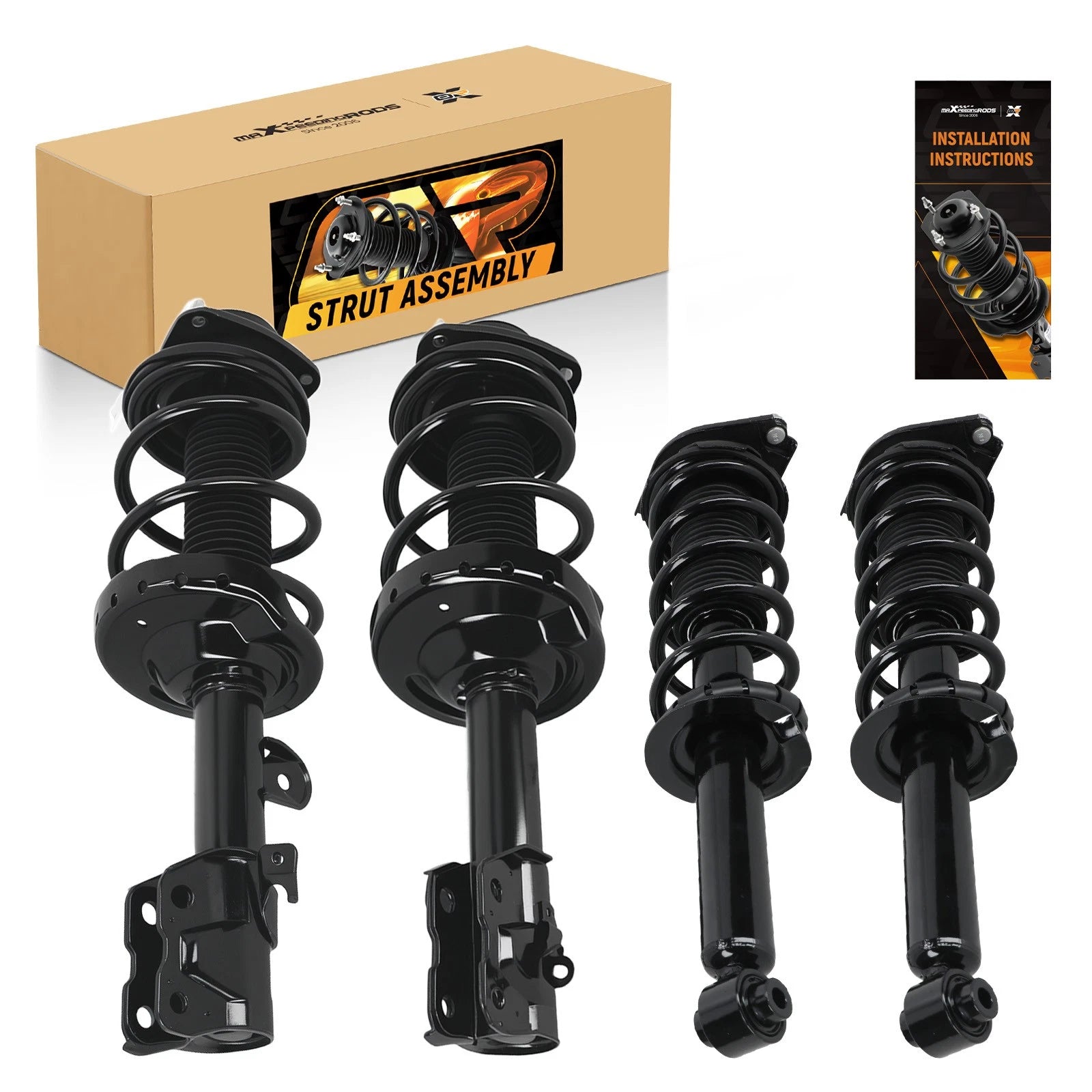 Set of 4 Quick Complete Struts & Coil Spring for Subaru Outback (2015–2017)