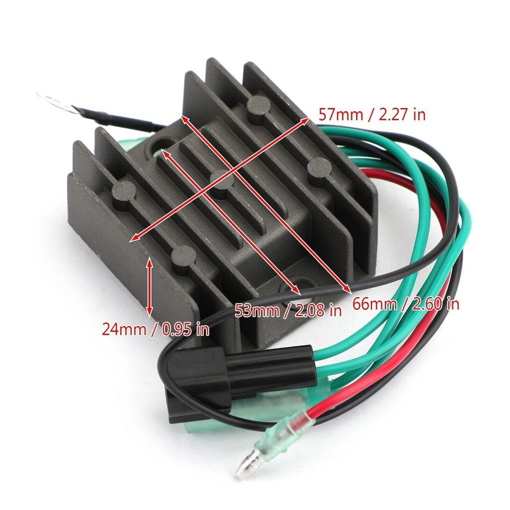 Voltage Regulator Rectifier for Yamaha 75 80 90 HP (2000–2017) 6H0-81960-10 T9
