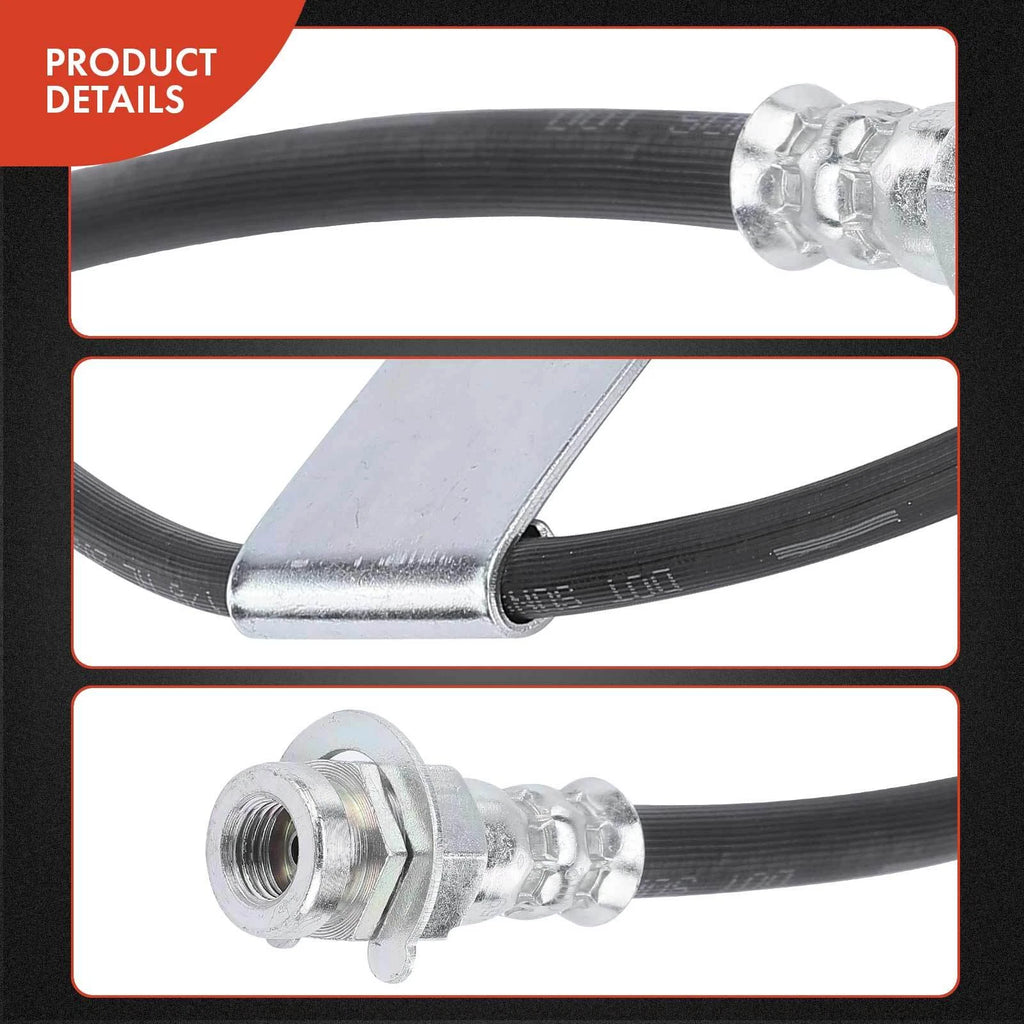 2X Front Brake Hydraulic Hose for Chevy C1500 Suburban (1995â1999)