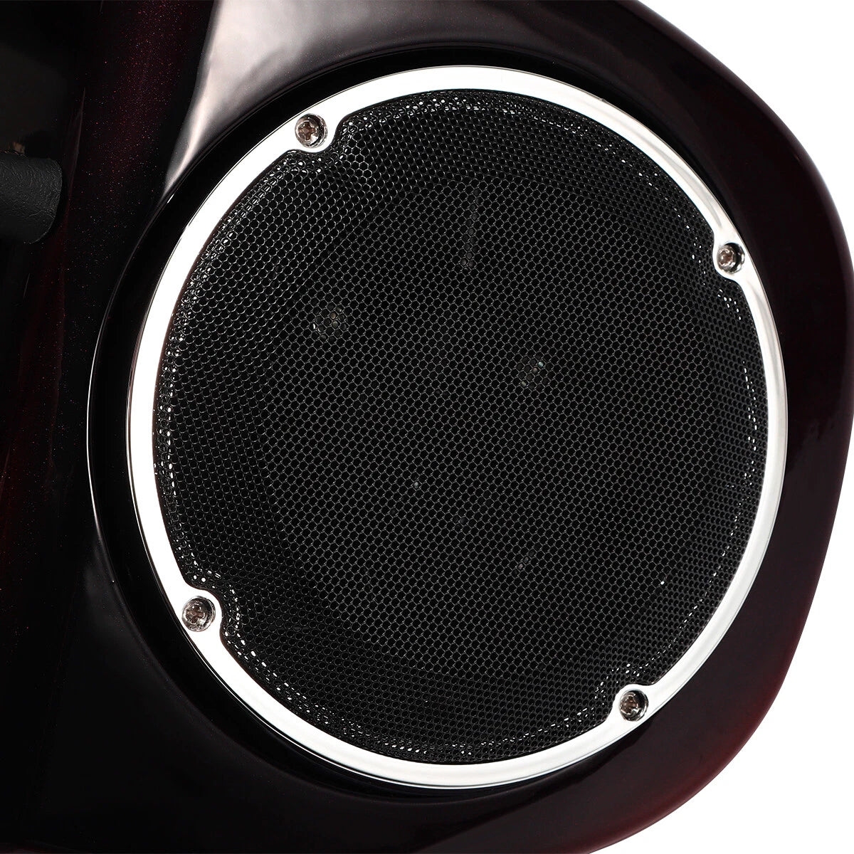 Cherry Lower Vented Fairing Speaker Box Pod for Harley Electra Glide (2014–2023)